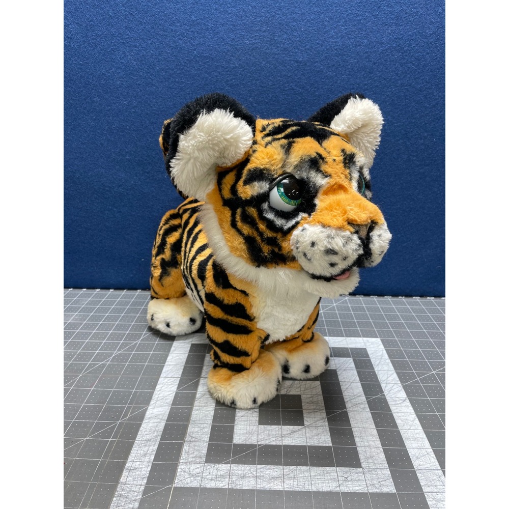 FurReal Friends Roarin Tyler Playful Tiger Orange Black Interactive Plush 13"